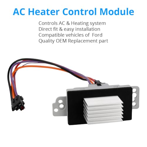 WMPHE HVAC Blower Motor Resistor Compatible with Chevy Silverado Suburban Trailblazer GMC Envoy Sierra Buick Rainier Cadillac Escalade Yukon XL Saab 9-7X Replacement for 15-81773 89018778 89019351 - Thumbnail 2