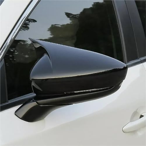 Couverture miroir rétroviseur Mazda CX-50 cache noir brillant accessoires porte extérieure - 3