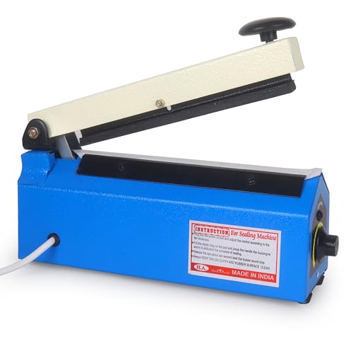 Image of Sealing Machine for Food Packets 10 Inch-250 MM | 1 Year Warranty | Packet Sealer Machine, Pouch Packing Machine, Poly Bag Sealing Machine, Full Customer Support By Hi-Tech Impulse