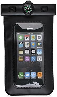 iHour Universal Waterproof Case for Apple iPhone 5, Galaxy S3, HTC One X, Galaxy Note 2 - IPX8 Certified to 20 meters under water,Cell Phone, GPS, MP3 Waterproof Case,Waterproof Bag With Necklace and ArmbandStrap for Underwater Swimming/Sports/Surfing/Skiing/Fishing, Protects Apple iPhone, iPod, MP3 Players, Mobile Phones and Smaller Digital Cameras-Black