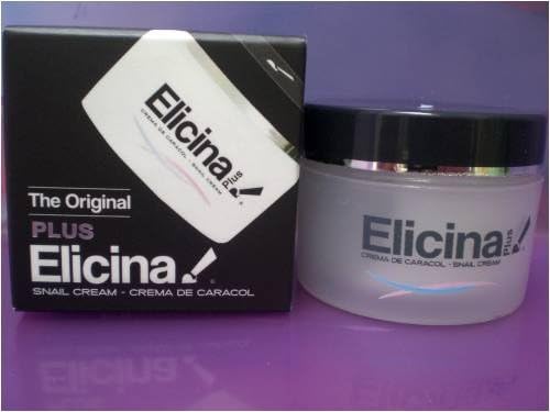 PLUS Crema de Caracol Snail Cream with Moisturizer 1.3 oz (40g) by Elicina