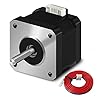 iMetrx Nema 17 Stepper Motor 42x34mm 1.5A-3.8V 2 phase 4 wires 1.8 degrees with 1Meter cable for 3D Printer Motors