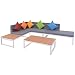 Produktbild vidaXL Gartensofa 19-TLG. Alu WPC Ecksofa Lounge Sofa Sitzgruppe Gartenmöbel