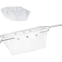 2 Packs Reusable Fryer Oil Filter Bags - 300 Mesh High-Precision Nylon Oil Polishing Bags, 70lb Large Capacity, Heavy Duty Commercial Grade for Restaurants and Home Deep Frying