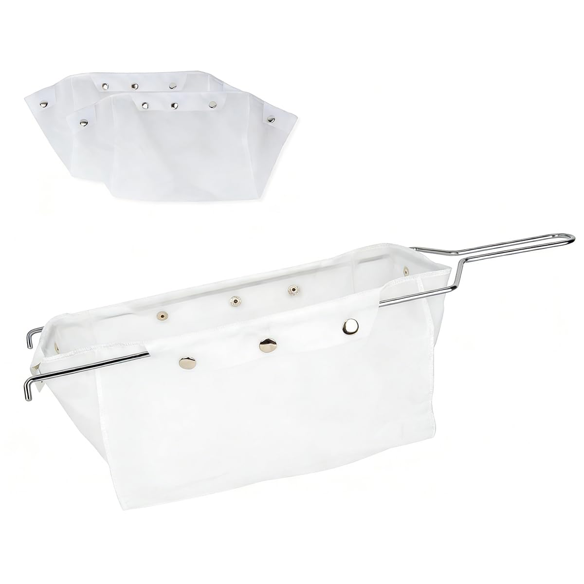 CARGEN 2PK 300 Mesh Fryer Oil Filter Bags 70lb for Commercial Restaurant