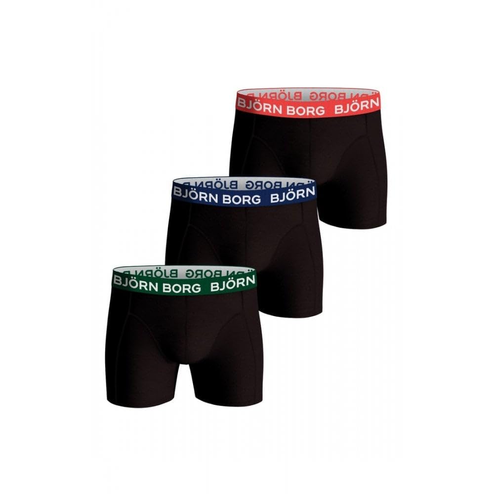 Björn Borg Men's Multi Bjorn Borg Cotton Stretch Boxer 3P