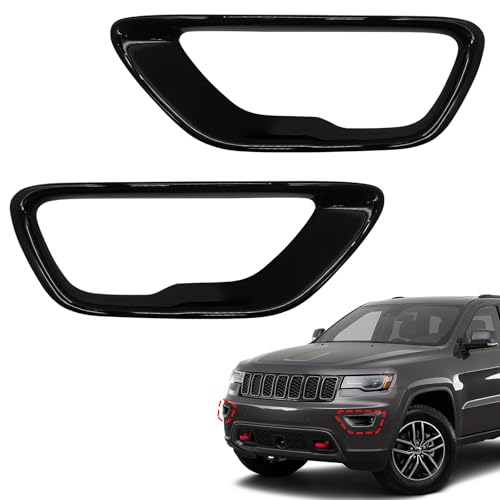 TOPUS Fog Light Covers for Jeep Grand Cherokee 2017-2021 Limited、Laredo、Overland