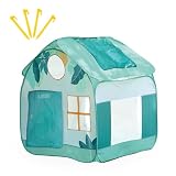LUDI – Tente Cottage Pop-Up – Cabane Enfant extérieure avec Toit Anti-UV...