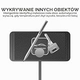 BOROCO QI bezprzewodowa ładowarka samochodowa mata antypoślizgowa podstawka uchwyt na telefon stojak stacja dokująca do Samsunga