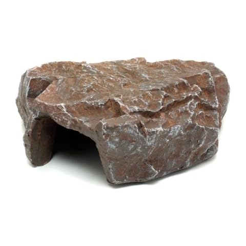 Komodo Large Brown Reptile Rock Den Cover