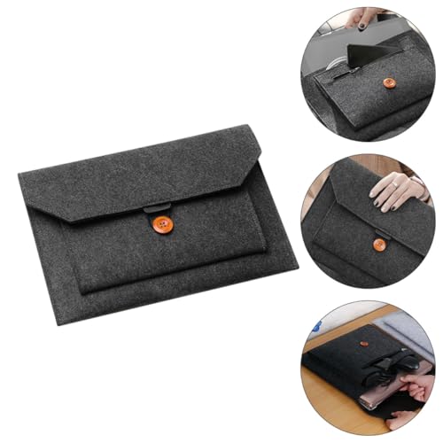Funda para portátil de 13 pulgadas Alipis negra con protección antiarañazos 5