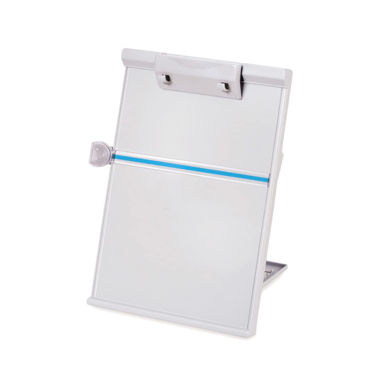 SHOWERORO Reading Shelf Grey Bookstand Adjustable Desk Stand Book Holder for Typing