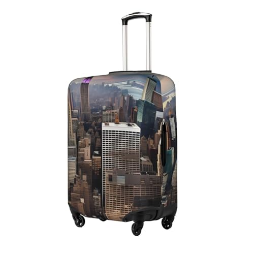New York Fashion City Tsa Approved Luggage Cover For 18-32 Inch Suitcases Scratch-Resistant Stretch Luggage Cover2