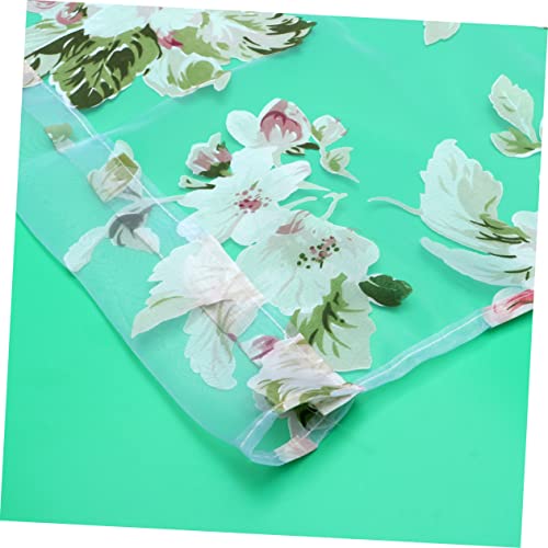 Cortinas de flores de orquídea Cabilock para salones con gasa rosa 3