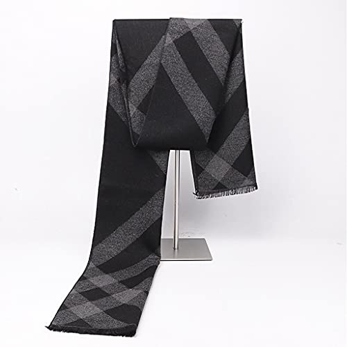 Yfqhdd Men's Rectangle Scarf Daily Wear As Per Picture Scarf Lattice, Fashion Formal Soft Scarves For Men (Color : D) #TOP26