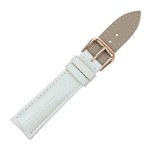 Correa de reloj de cuero de cocodrilo transpirable y ajustable 3