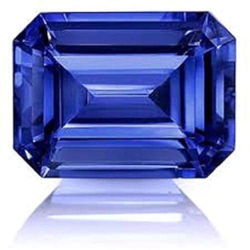 Saphir bleu naturel pour bague homme ou femme, gemme 6 carats