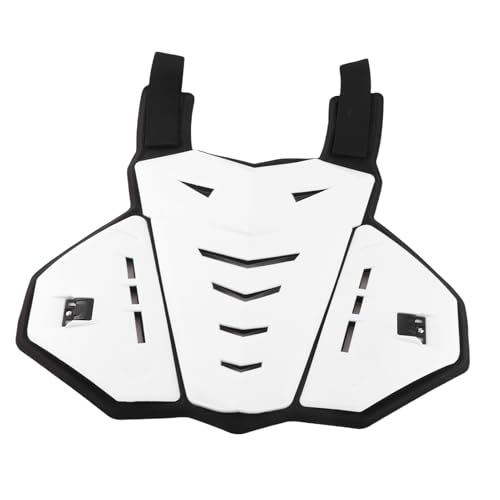 Armadura de Motocicleta, Chaqueta Protectora de Motocross, Chaleco, Bicicleta de Calle, Carreras Todoterreno, Ciclismo, esquí, Armadura de Carreras, Chaleco, Protector de Pecho, (White)