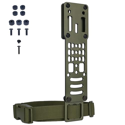 Drop Leg Holster Adapter Mount for QLS Kit Modular Holster Adapter with Adjustable Leg Strap for Police and Airsoft Gear