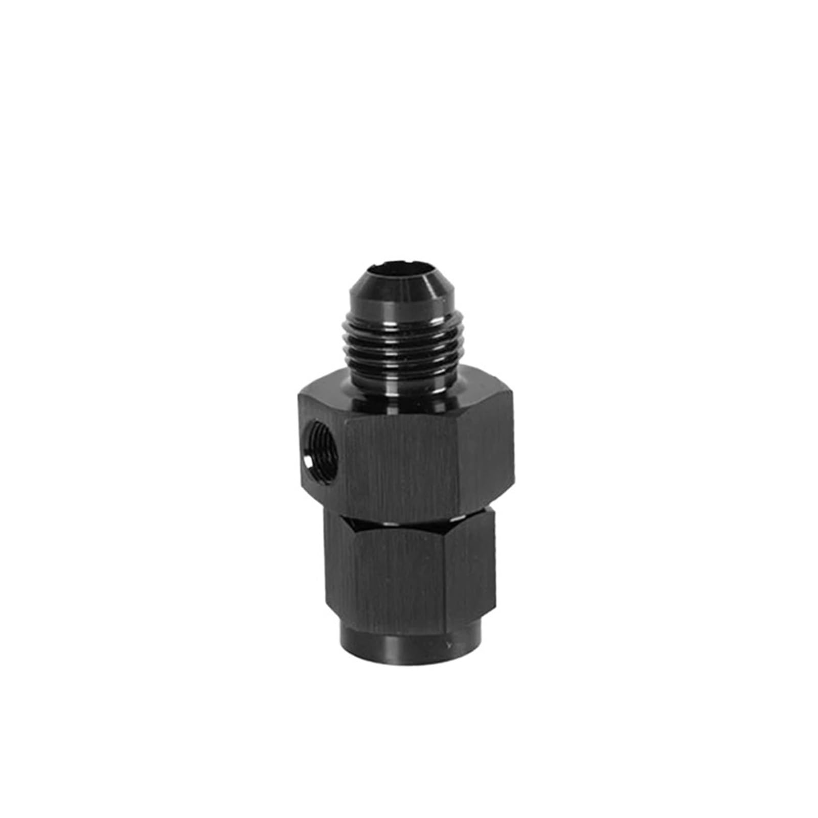 PNESHGTT AN4 AN6 AN8 AN10-1/8 NPT an Swivel Joint Connection Compatible with Gauge Sensor Side Port Adapter Alloy Flare Fitting Part(AN4)