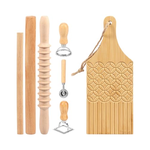 Rouleau À Raviolis avec stamp manuel en bois pour découpe précise - 2