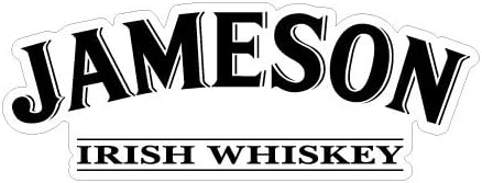 Jameson Irish Whiskey PVC Vinyl Waterproof Art Wall Sticker Decal Home Decor Choose 6 to 72 Inches