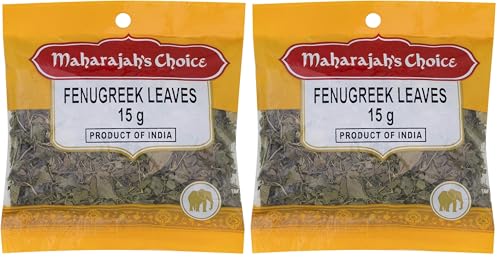 Maharajah's Choice Fenugreek Leaves 15G (Pack of 2)