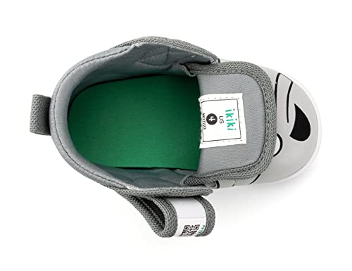 ikiki Squeaky Shoes for Toddlers/Little Kids (Mo Willems Elephant, Gray, Size 4) - Thumbnail 4