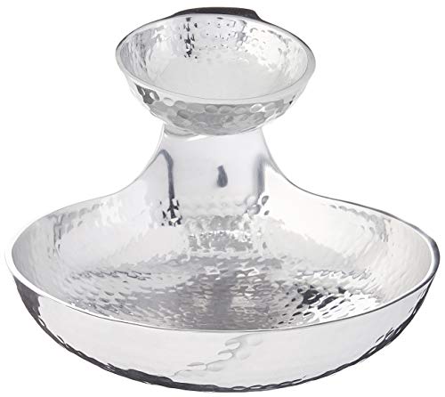 Towle Hammersmith Gooseneck Chip And Dip Server, 11-Inch #TOP1
