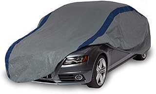 Duck Covers A3C200 Weather Defender Car Cover for Sedans up to 16' 8",Gray/Navy