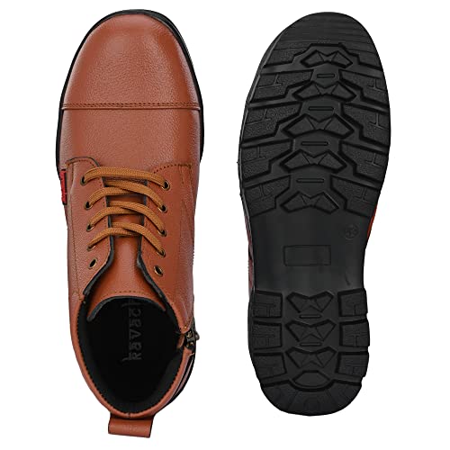 Image of KAVACHA Police Boots /Pure Leather /Super Comfortable /Light Weight for Full Day wear