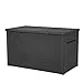Keter XXL Java 230 Gallon Resin Rattan Look Large Outdoor Storage Deck Box for Patio Furniture Cushions, Pool Toys, and Garden Tools