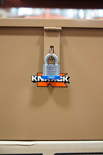 Image of Padlock, Master Keyed, Standard Shackle, Rectangular Recycled Steel Body, Steel Shackle, 13 /16 in W - 1 Each