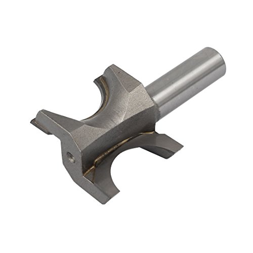 Uxcell 1/2-Inch Straight Shank 1-Inch Bead Dia Bull Nose Half Round Grooving Router Bit #TOP3