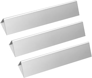 GasSaf 15.3" 304 Stainless Steel Flavorizer Bar Replacement for Weber 7635 Spirit 200 Series, Spirit E-210, S-210, E-220, S-220(2013-2016), 3-Pack Durable Flavor Bar(15.3"L x3.5"W x2.5"H)
