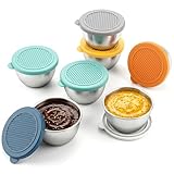 UIpucor 7 Pack Salad Dressing Container to Go, Leakproof Salad Dressing Container...