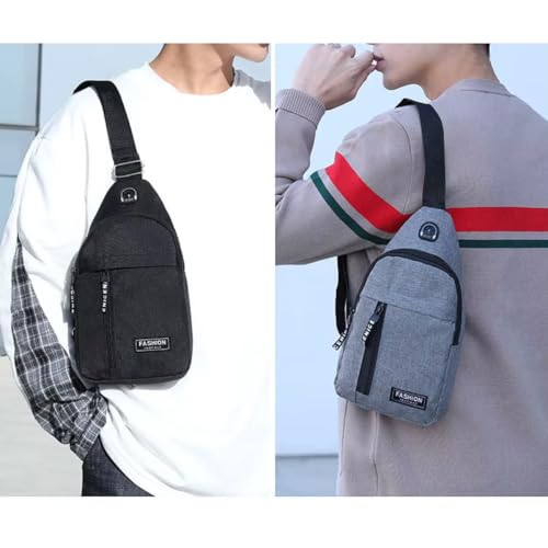 Bolsa Transversal Ombro Masculina Feminina Pochete Estilo Crossbody Versátil com Alça Ajustável Bols