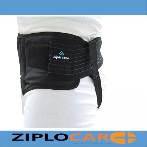 Faja Para Hernia Premium Ajustable Para Hombre Negra, Talla L miniatura 4