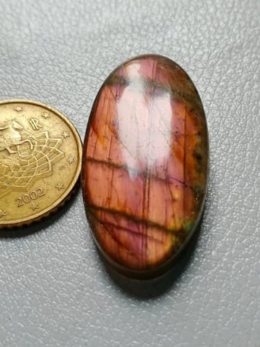 Labradorite violette véritable de forme ovale 41mm pour joaillerie fine - 3