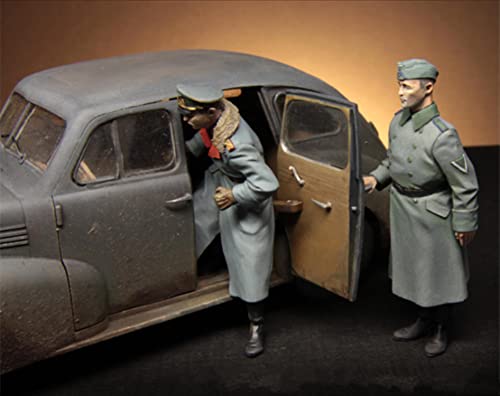 Kit de modelo figura de resina 1:35 general alemán sin armar miniatura 3