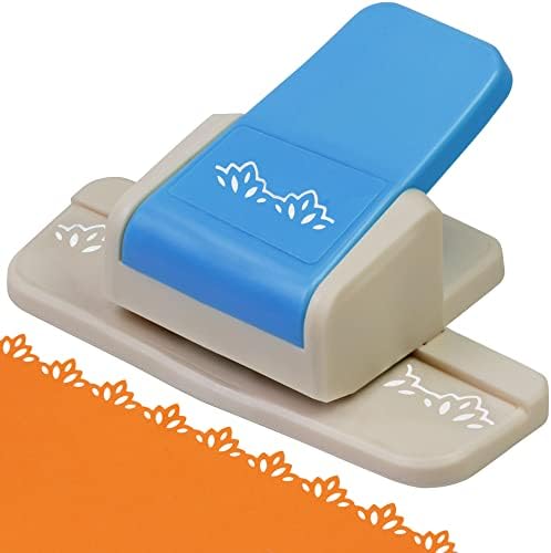 ECOHU Border Punch - Flower Design Embossing Punch for Scrapbooking, Wedding Cards, Decoration and DIY Arts