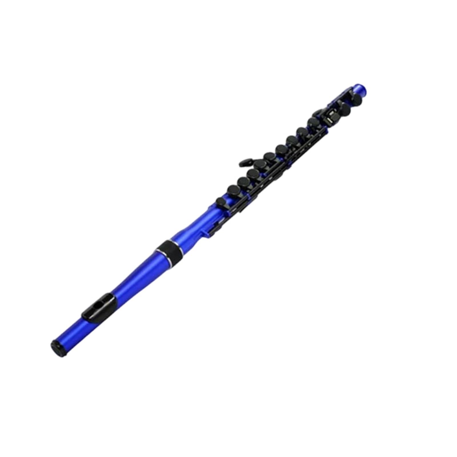 Flauto strumenti musicali Flauto ABS Portatile Per Principianti Pratica Professionale Che Suona Durevole(Blue)
