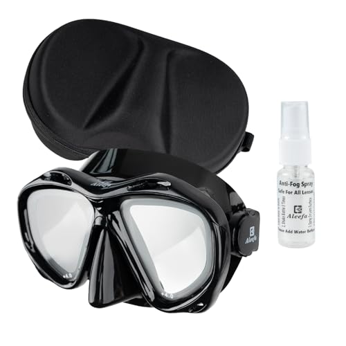 Hyperopia Diving Mask, Lentes de vidrio templado anti-vaho en silicona para snorkel adulto miniatura 5