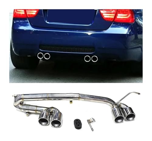 Sistema de escape para E90 E92 E93 que soluciona el hueco del paragolpes M3 con carbono 2