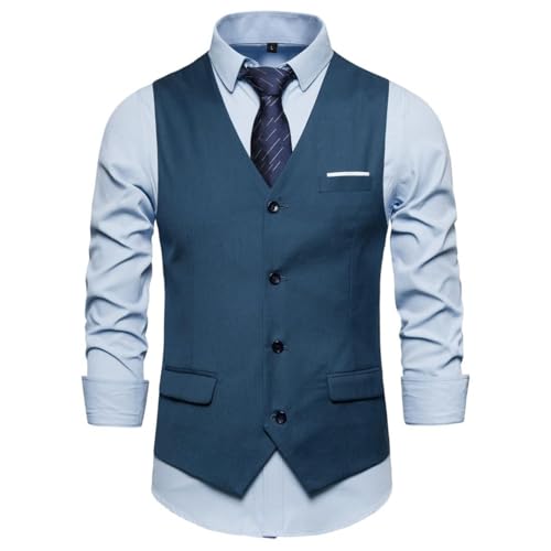 Chaleco de traje ligero que soluciona la rigidez formal masculina