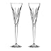 Waterford Winter Wonders Midnight Frost Flute, 2 Count (Pack of 1), Clear