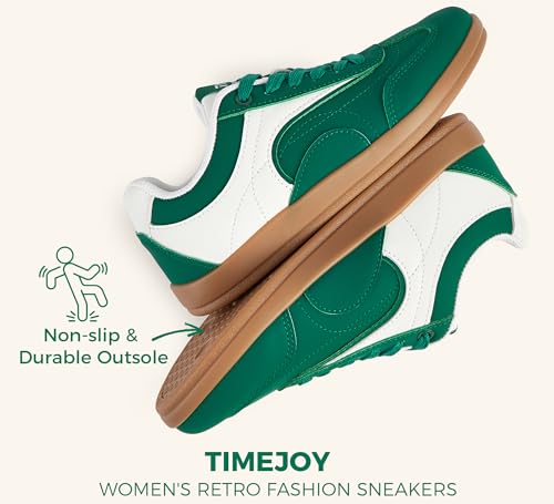 Women's Retro Fashion Sneakers Vintage Trendy Walking Shoes Non-Slip Lace-Up Casual Comfort4