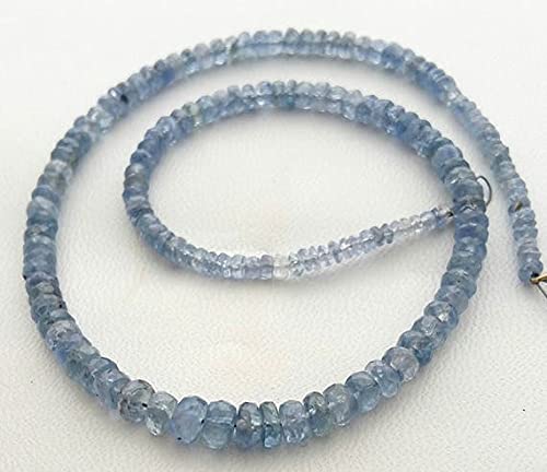 Saphir bleu naturel perles facettées AAA de 2-5mm pour haute joaillerie