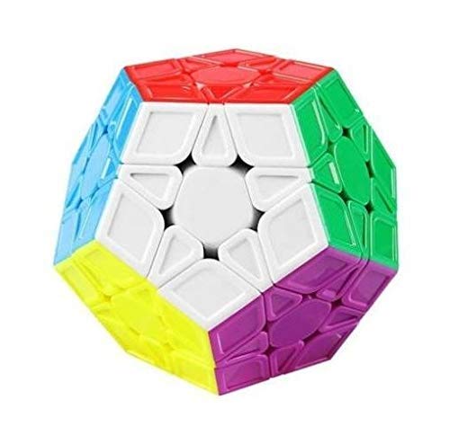 MIB High Speed Magic Puzzle Cube Brain Teaser Megaminx Stickerless Cube for Kids