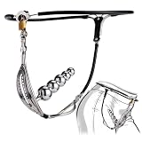 Keuschheitsgürtel für Damen, Female Chastity Belt for Women Keuschheitsgürtel Frau mit Butt Plug Keuchheitsgüŕtel für Frauen Metall mit 5 Anal Beads Dildo Slip Fetisch Bondage Sexspielzeug für Frauen